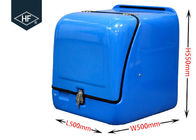 Waterproof Insulated Motorcycle Delivery Box , 113L White Motorbike Pizza Delivery Box