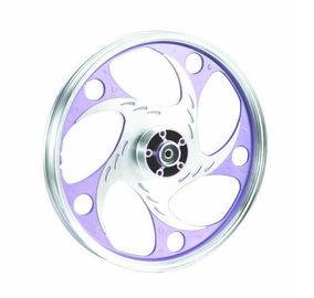 Alloy Motorcycle Wheel Parts A356 DIsc Type Customized Color / Size Wheel