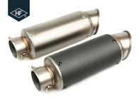 Motocross universal motorcycle muffler 51 - 61mm Carbon Fiber Exhaust Pipes