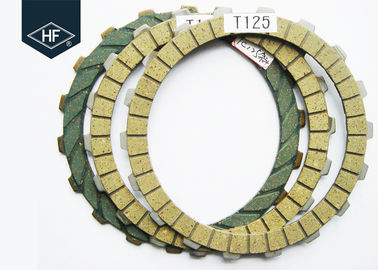 Green Motorcycle Clutch Plate Rubber Cork T125 N125 2.55 Mm Thickness