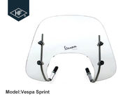 Scooter Aftermarket Motorcycle Accessories Windshield Air Flow Wind Deflector For Vespa GTS Sprint LX S Privamera