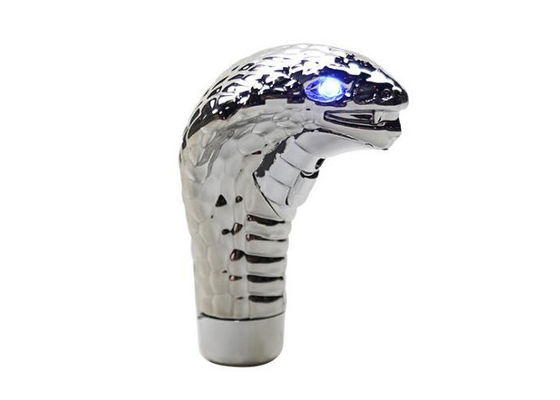 Silver Car Modified Parts Snake Head LED Gear Shift Knob