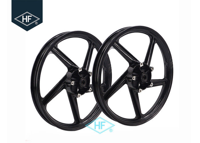 Yamaha YBR125 Aftermarket Motorcycle Wheel Parts With Disc / Drum Brake Hub