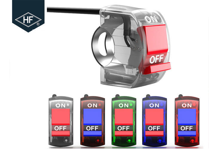 DC 12V Other Motorcycle Parts 2 / 3 Wires Handlebar Switch On Off Button For LED Headlight
